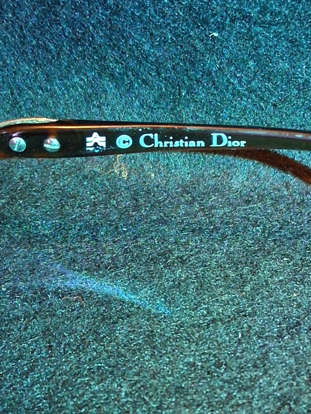 Christian Dior Vintage 70s/80s Oversized Butterfly Sunglasses 2056 Austria Gold - Picture 10 of 13
